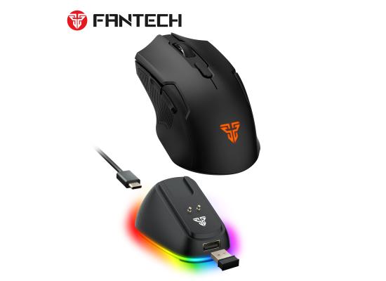Fantech Cruiser II WG11V2RD Wireless Gaming Mouse 2400 DPI with Charging Dock Black